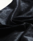 Solid Velvet Jogger Pants