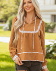 Iridora Long Puff Sleeve Blouse