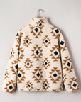 Elizy Quarter Zip Collar Sweatshirt