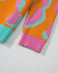 Sophia Colorblock Ribbed Edge Sweater