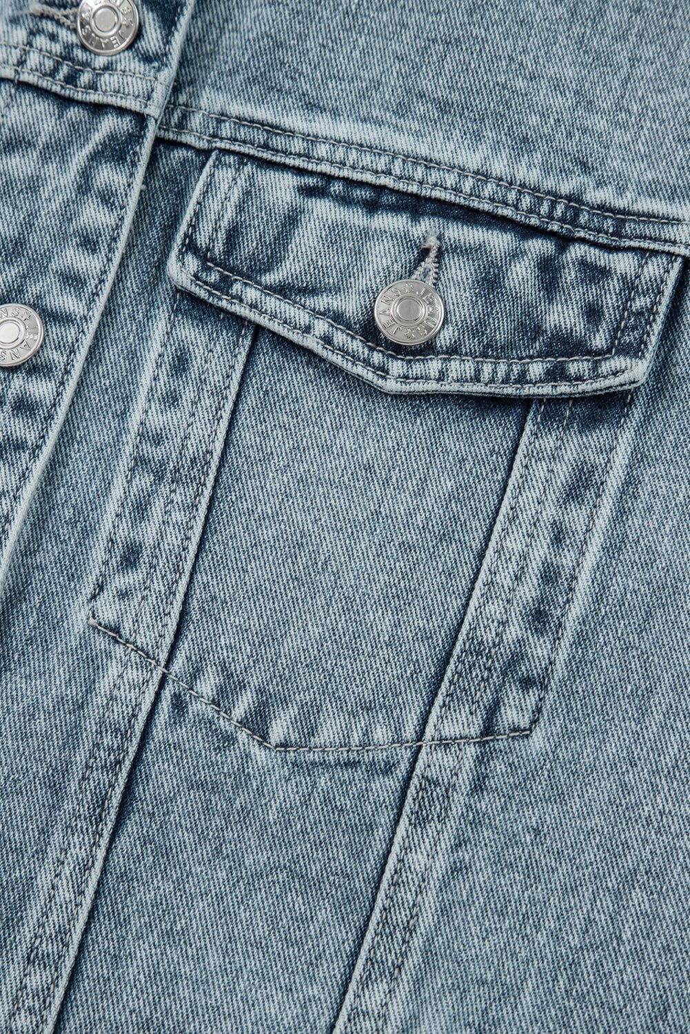Evelyn Flap Frayed Detail Vest