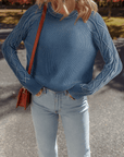 Aria Knit Sleeve Casual Sweater