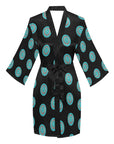 Turquoise Concho Women's Lounge Kimono Robe
