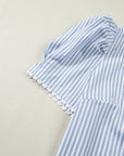 Ariah Short Bubble Sleeve PLUS Blouse