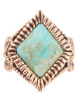 Diamond Days Blue Turquoise and Golden Ring