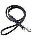 Black Leather leash 4' x 1" wide