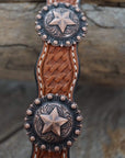 DC4 -Light Oil Leather Dog Collar W175L 12"to 22"