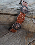 DC4 -Light Oil Leather Dog Collar W175L 12"to 22"