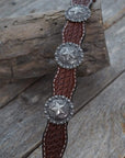 DC9 - Medium Oil Leather Dog Collar 12" to 22"  W174L