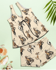 Baha Ranch Vintage Cowgirl Tankini & Boy Shorts Swim Set