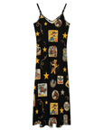Baha Ranch Vintage Cowgirl Collage Western Sun Dress