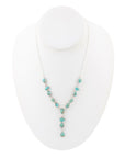 Durango Blue Turquoise and Sterling Silver Y-Necklace