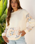 Dakota Geo Pattern Patchwork Hoodie