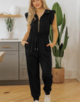 Azariah Drawstring Elastic Waistband Jumpsuit