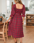 Jazmin Waist Flared Midi Dress