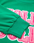 Luz Embroidered Christmas Holiday Sweatshirt