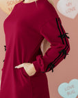 Priscilla Drop Shoulder Sweatshirt Dress
