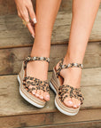 Lara Decor Strappy Wedge Sandals