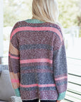 Elsa Slit Open Front Cardigan