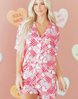 Rhea Heart Print Shirt