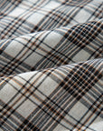 Checker Button-Up Chest Pocket Hooded Shacket