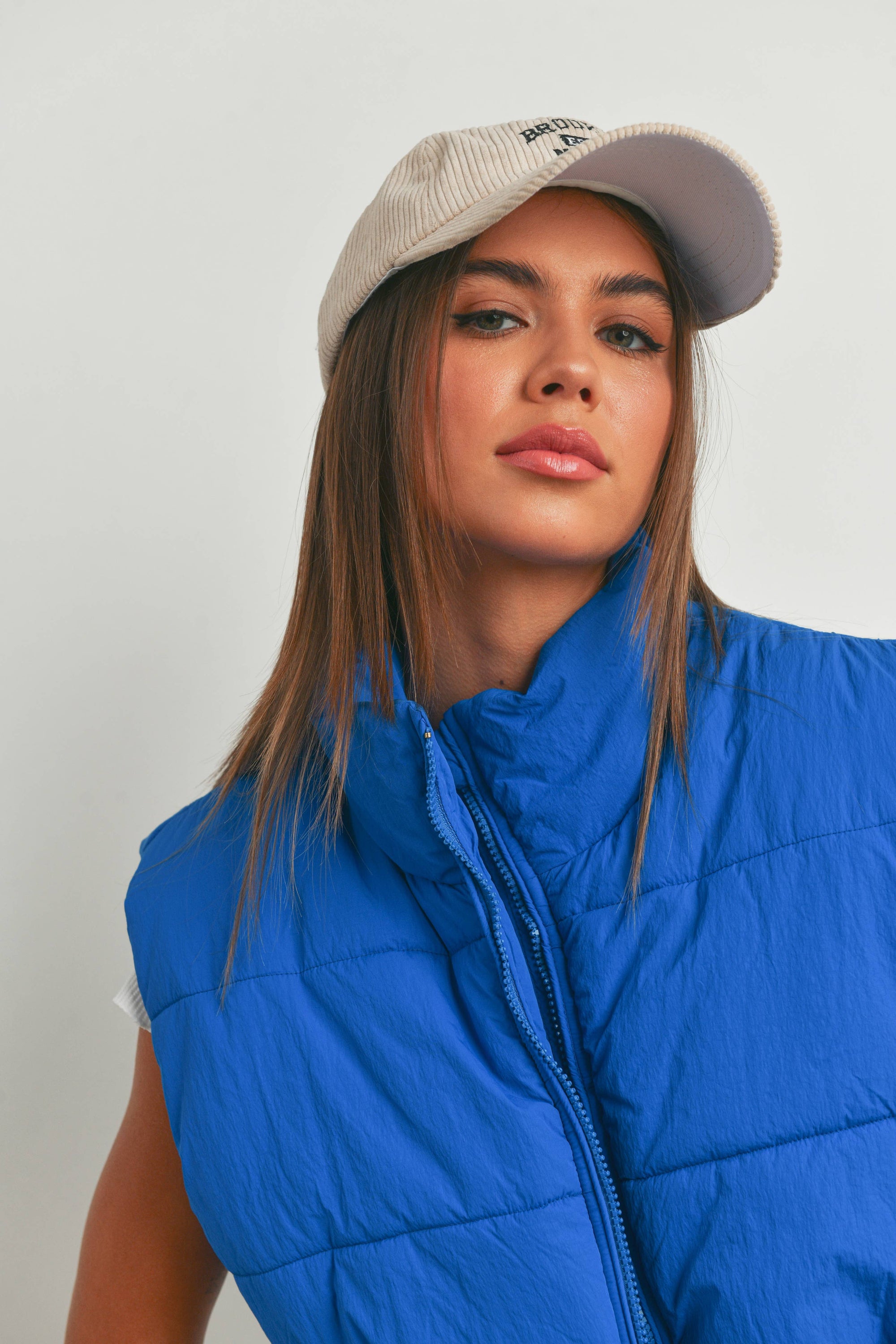 Crop Puffer Vest
