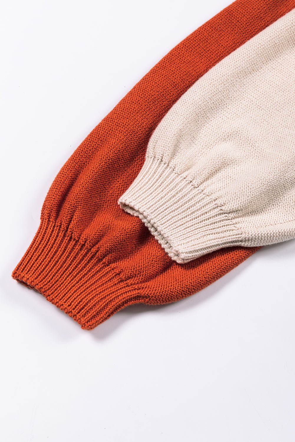 Alejandra Sleeve Ribbed Trim Sweater