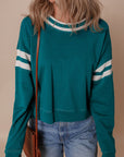 Jadeita Patchwork Drop Shoulder Sweatshirt
