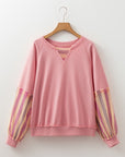 Everleigh Seam Casual Pullover Top