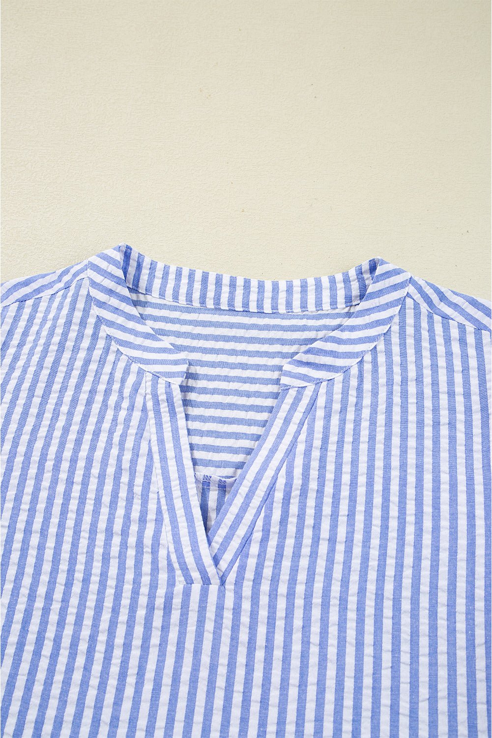 Kaia Stripe Bracelet Sleeve Tiered Dress with Pockets