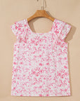 Aya Bow Back Square Blouse