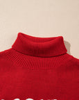 Isabella Sleeves Christmas Turtleneck Sweater