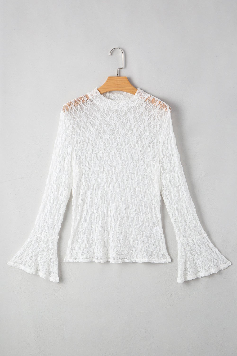 Laurel Bell Sleeve Mock Blouse