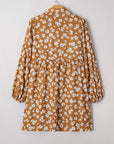 Miley Print Puff Sleeve PLUS Dress