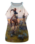 Baha Ranch Vintage Western Cowboy Women's Tank Top