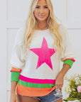 Madilynn Edge Drop Shoulder Sweater