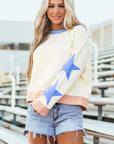 Ashaora Exposed Seam Oversized Sweatshirt
