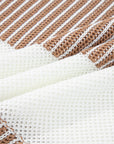 Stripe Patchwork Drop Shoulder Sweater