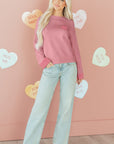 Goldie Cuffed Drop Shoulder Sweater