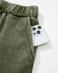 Paisley Leg Patchwork Drawstring Pants