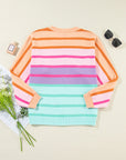 Sophia Ribbed Edge Loose Sweater