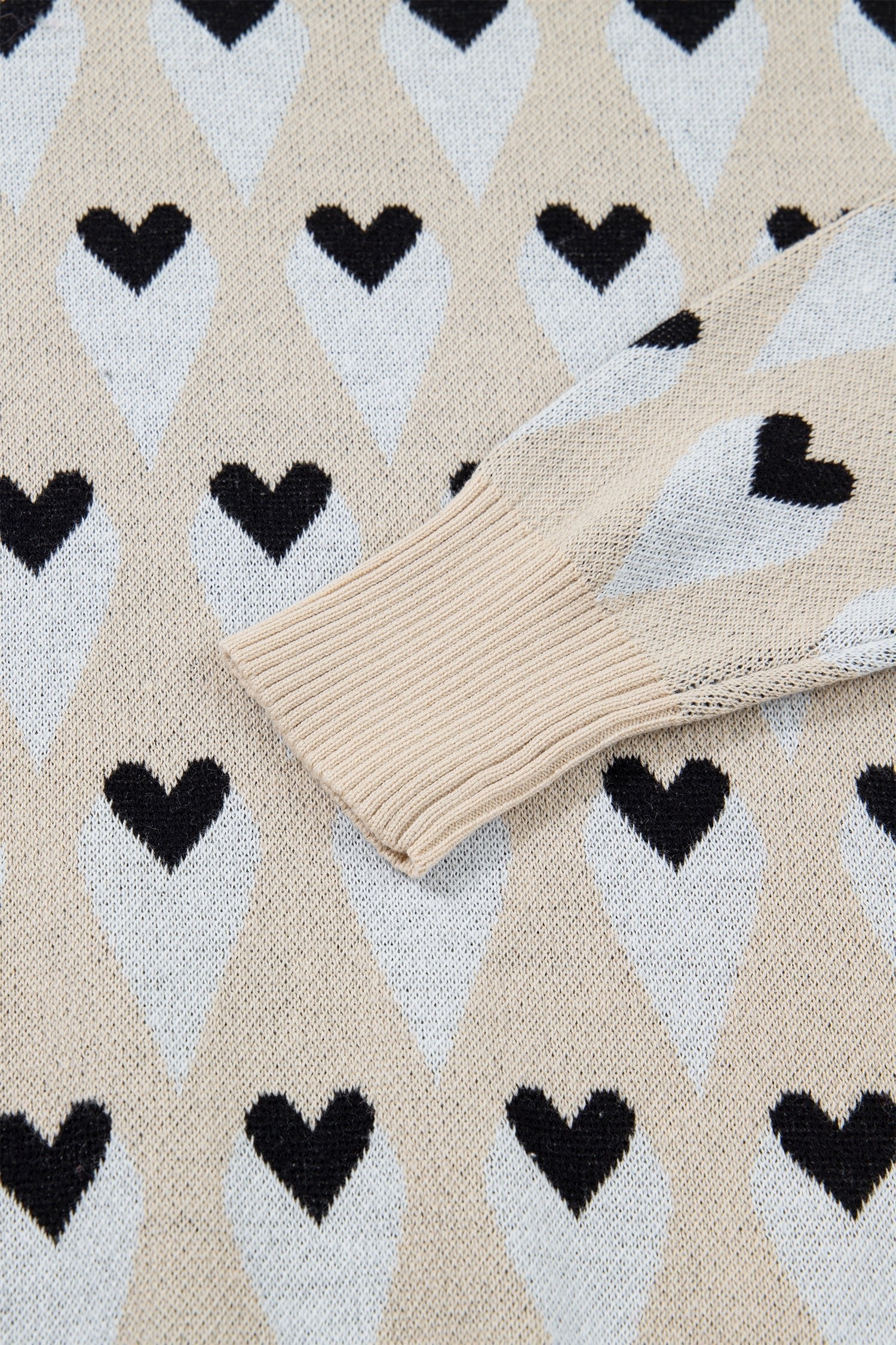 Aspyn Ribbed Trim Loose Sweater