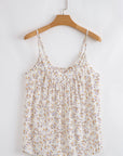 Floral Boho Spaghetti Strap Tank Top