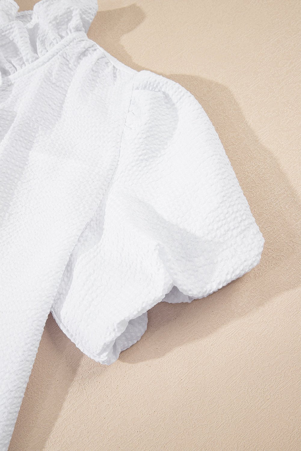 Hallie Short Bubble Sleeve Shirt