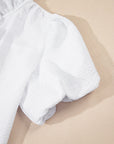 Hallie Short Bubble Sleeve Shirt