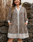 Davina Long Sleeve Mini PLUS Dress