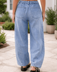 Bella Paperbag Waist Barrel Jeans