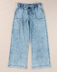 Yamileth Waistband Loose Straight Pants