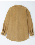 Giuliana Patched Up Corduroy Shacket