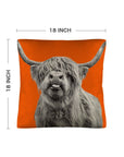 Silly HIghland Throw Pillow Case Made in America
